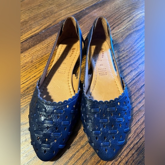 Spring Step Delorse Women's Size  US 11.5 EU 42 Navy Blue Leather Slip-On  Flats - Picture 1 of 7